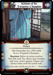 Kimono of the Turquoise Champion